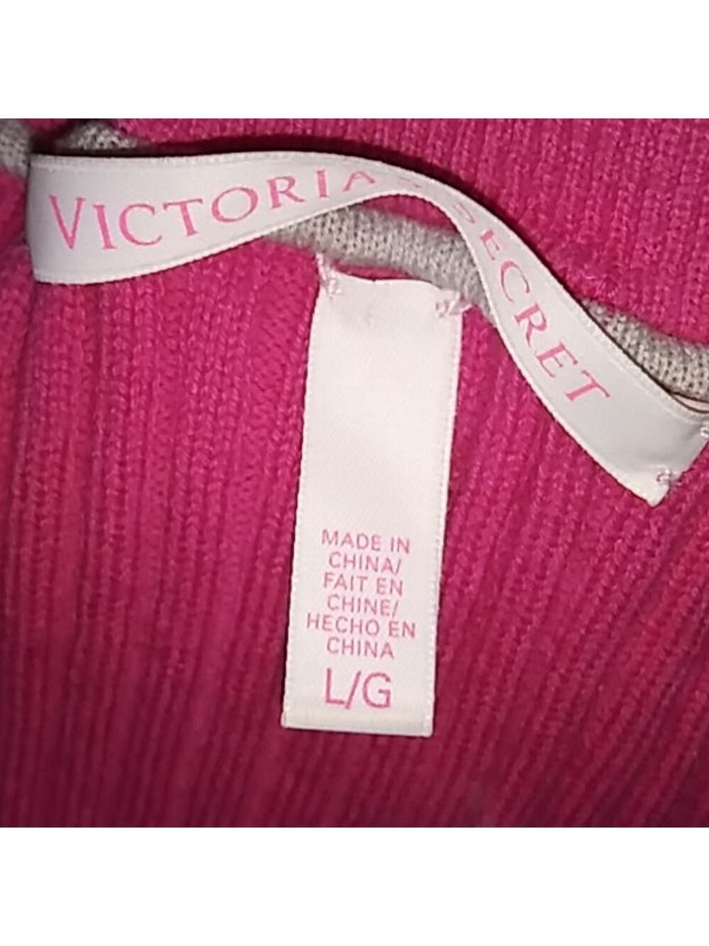 Victoria Secret Pink Ribbed Sweater - Picture 4 of 4